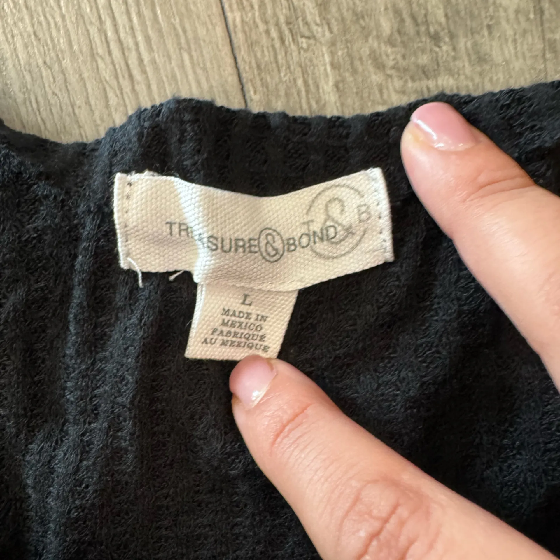 Treasure & Bond Black Off-Shoulder Sweater - Image 12