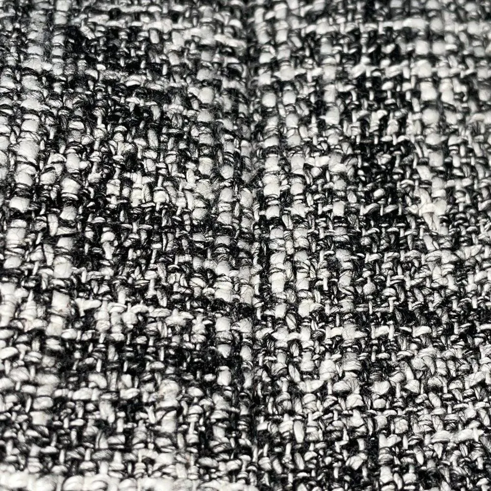 Nanette Lapore Black and White Tweed Lined Pencil Cotton Blend Mini Skirt-Size 0 - Image 7