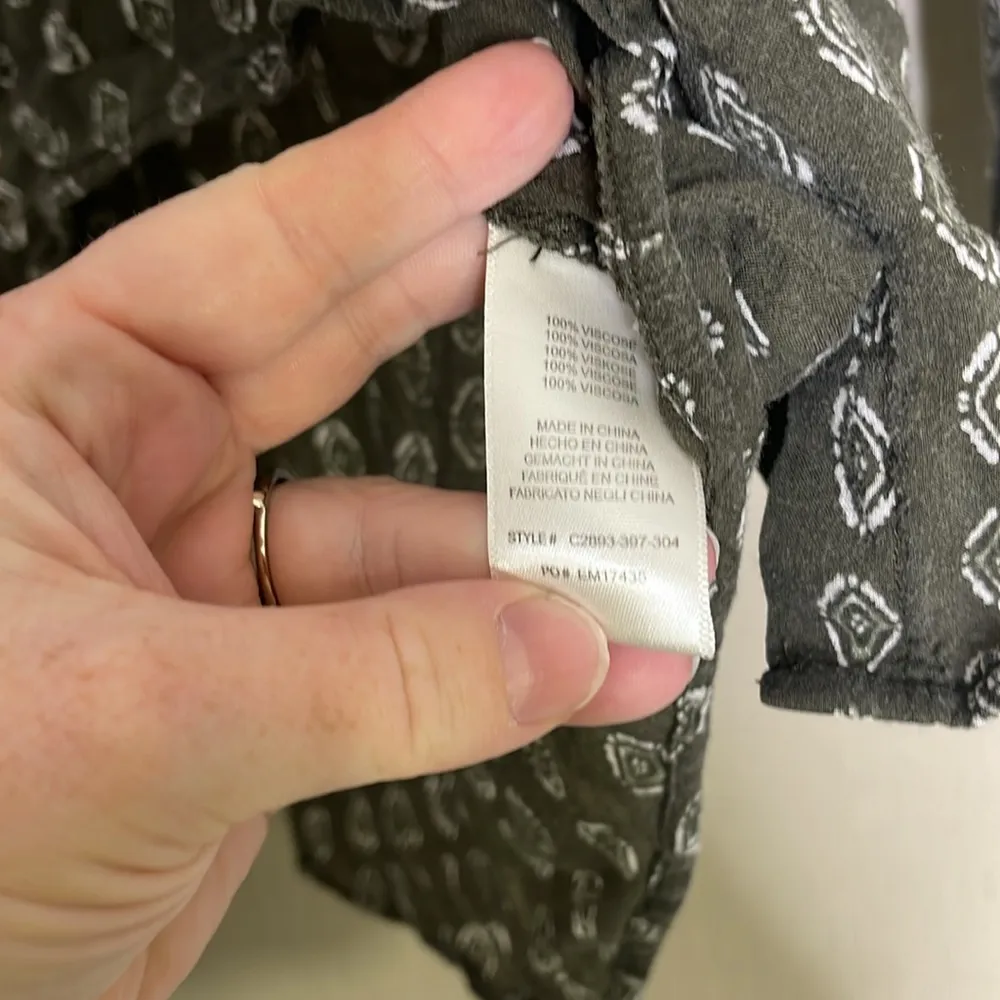 Cloth & stone large green boho Aztec print - Image 5