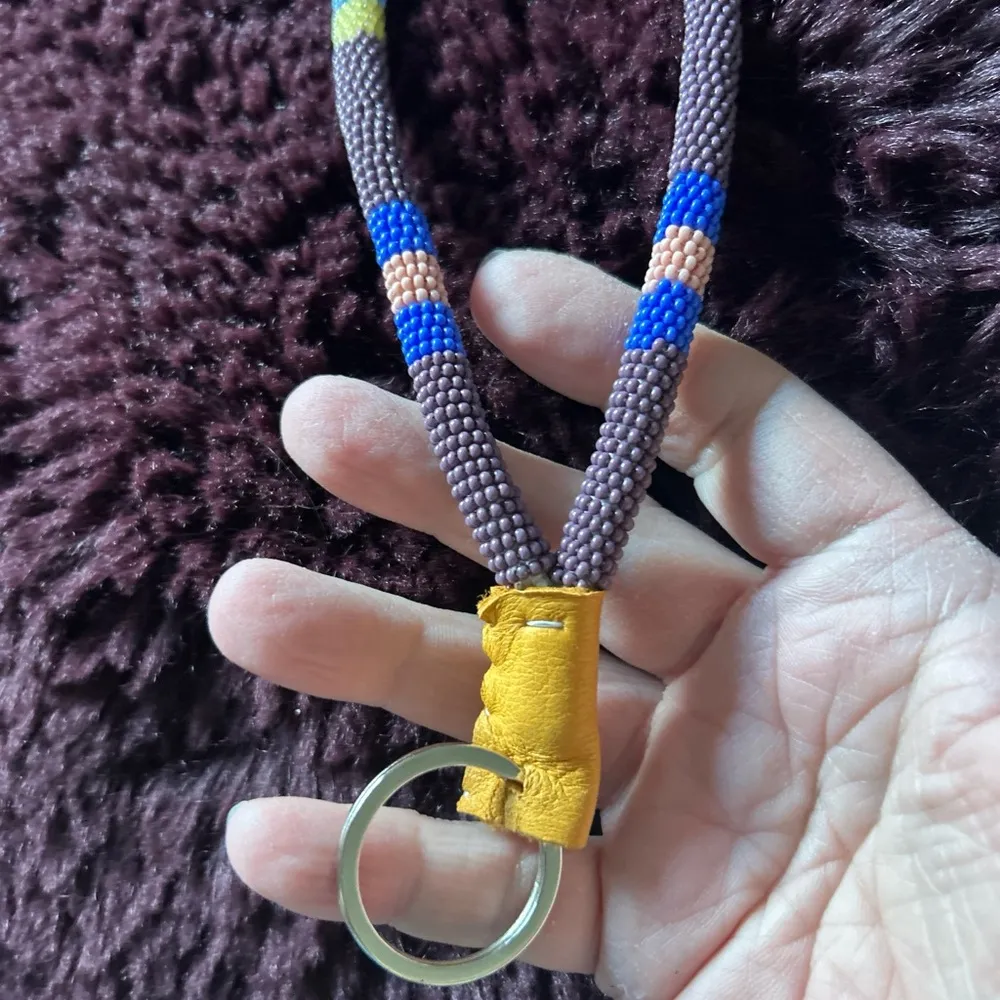 Hand Beaded By A Native American Crow not me Purple - Image 5