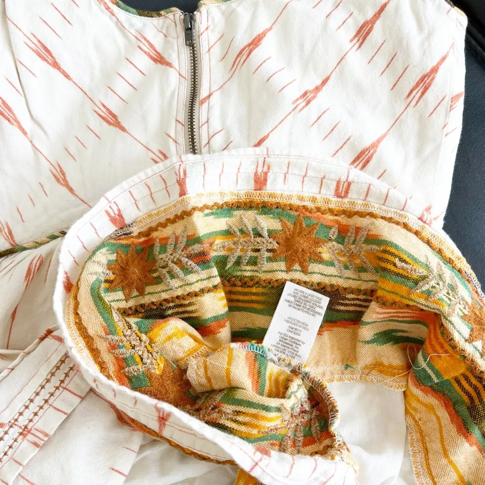 Free People New Romantics Weather Vane Ikat Dress - Image 4