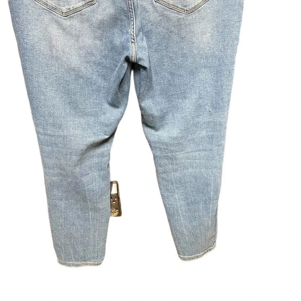 DL1961 Florence Instasculpt Ripped Ankle Skinny‎ Jeans In Marine Busted Size 18W - Image 9