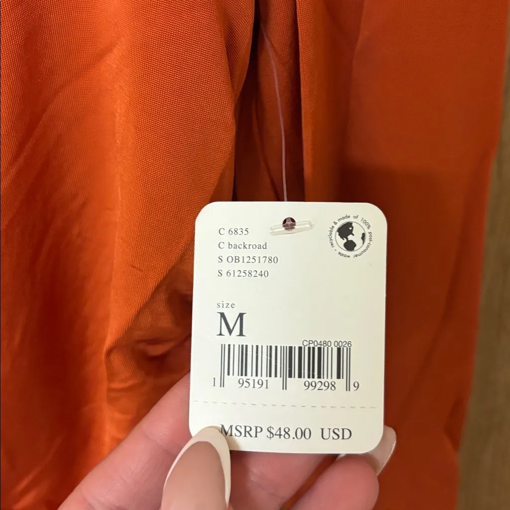 Intimately Free People “Wind Down” Orange Top - Image 4