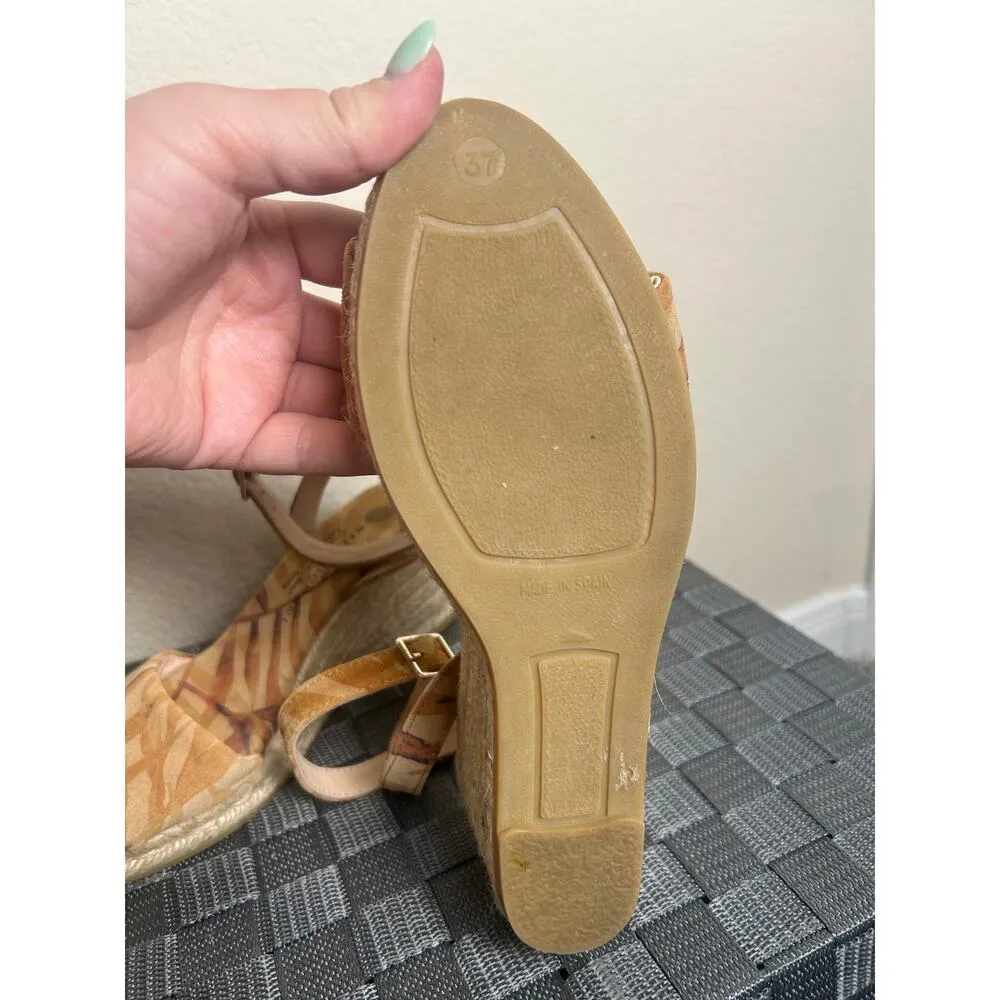 NEW Eric Michael Leather Sandals Women's Size 6 Strappy Heels Handmade in Spain - Image 6