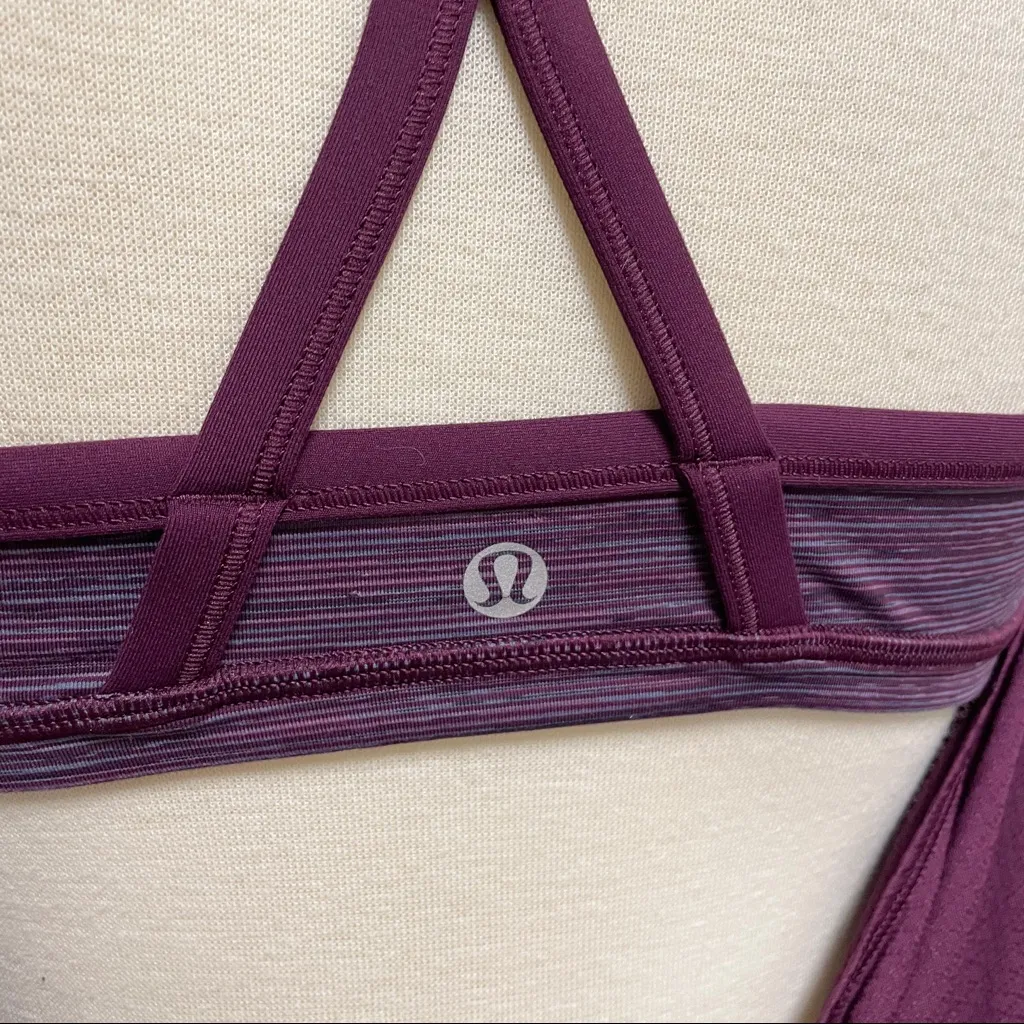 Lululemon C.Y.B. Wee Are From Space Plum Shelf Bra - Image 9