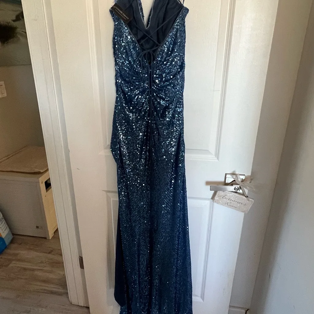 NWT Cinderella Devine  sapphire, blue gown - Image 3