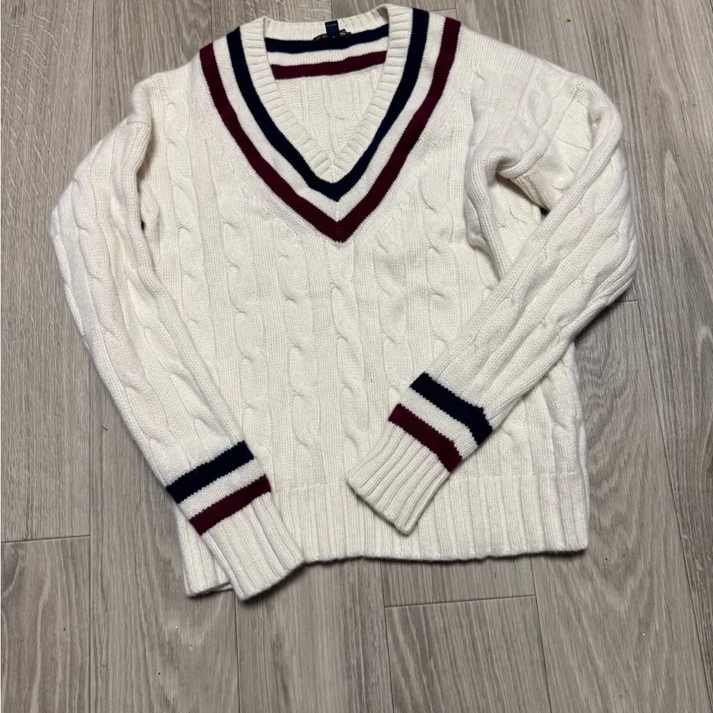 Brooks Brothers merino wool cashmere sweater size large - Image 2