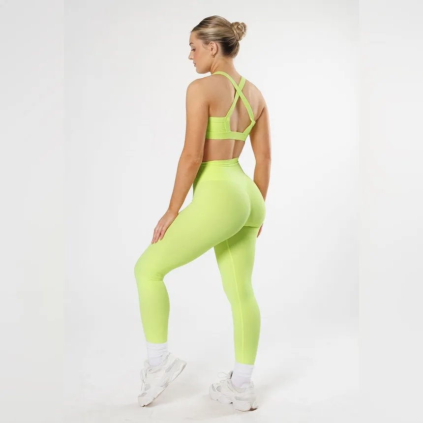 NWOT RecStretch™ Levitate Sculptseam® Plus Legging In Lemon Lime $88 MSRP - Image 2