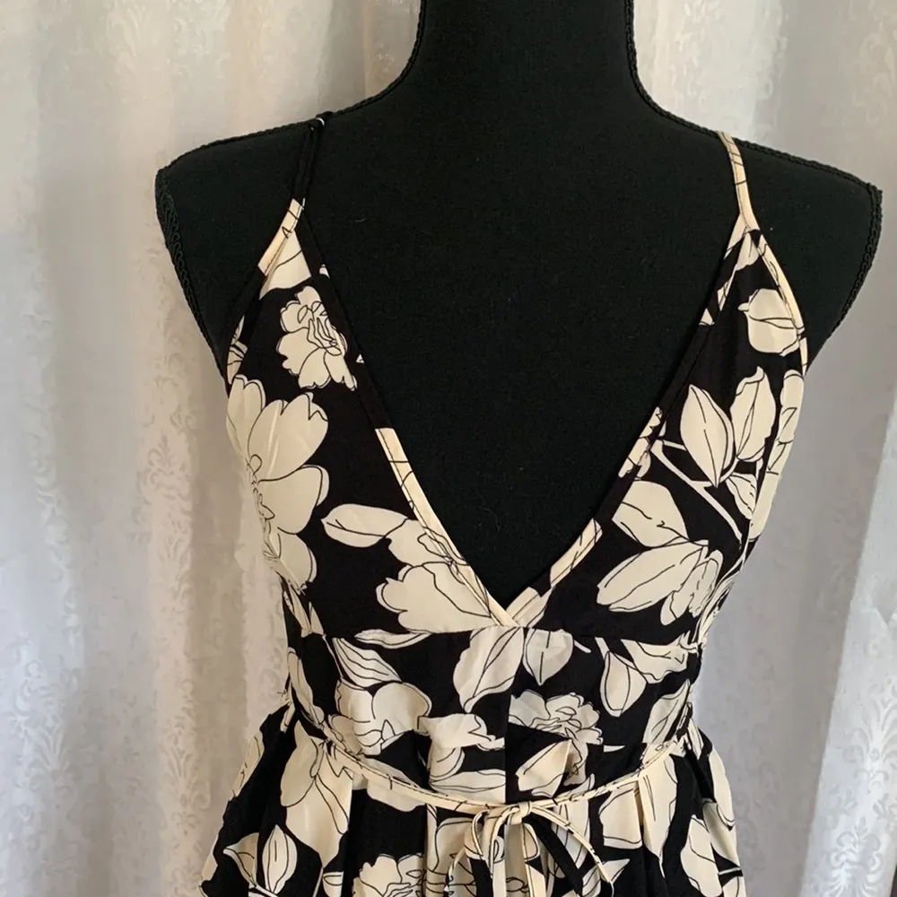 SHEIN Maxi Silky Halter Dress Sz: L - Image 4