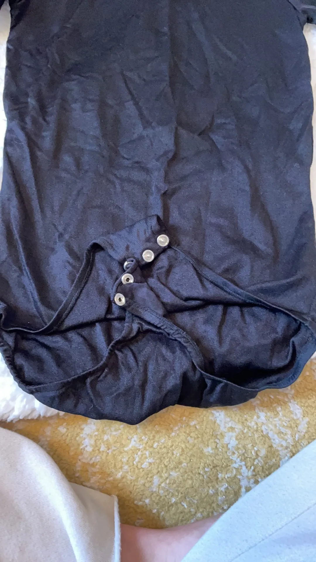 Vintage Body Suit Black Size M - Image 3