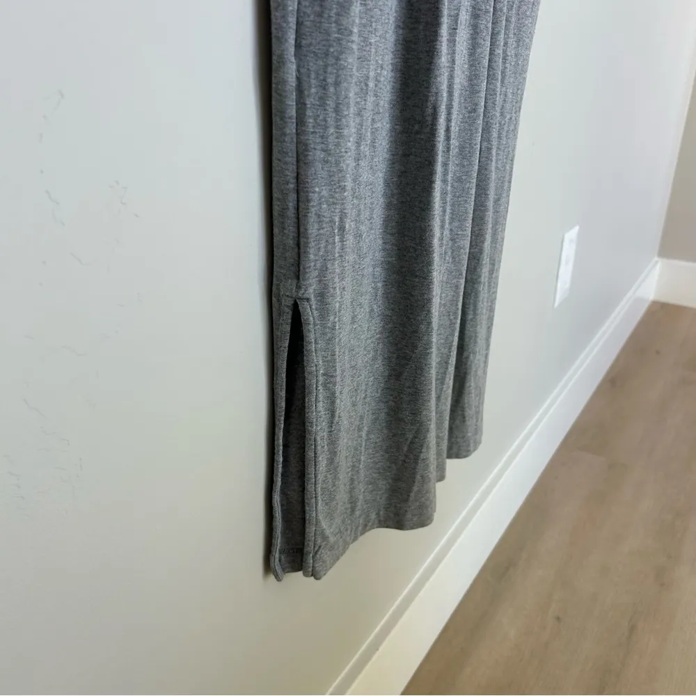 Women’s Banana Republic Gray T-Shirt Dress, Petite Large - Image 5