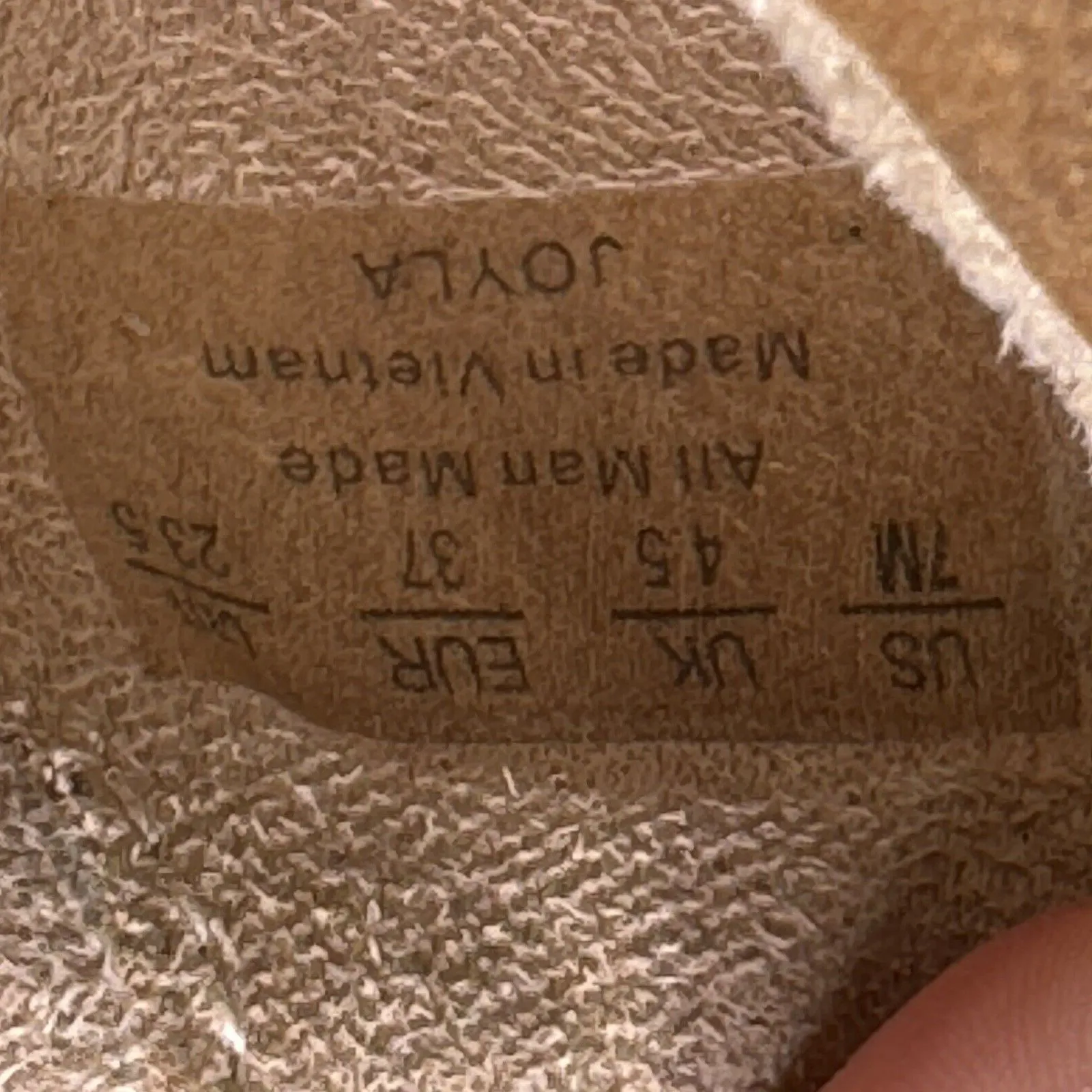 Naturalizer Soul Joyla Platform Loafers Tan Faux Suede Slip On Shoes 7M Brown Size 7 - Image 9