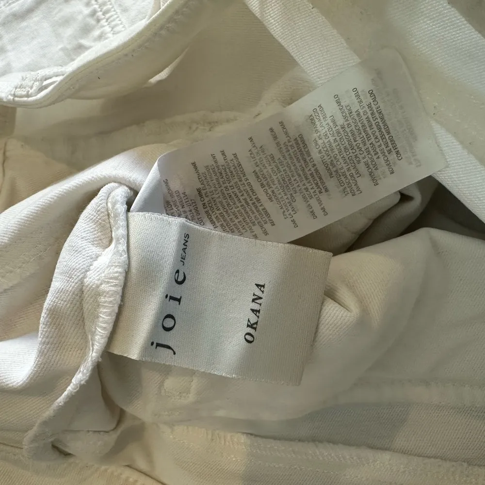 Joie Jeans Okana Cargo Pant Porcelain White Size - Image 3