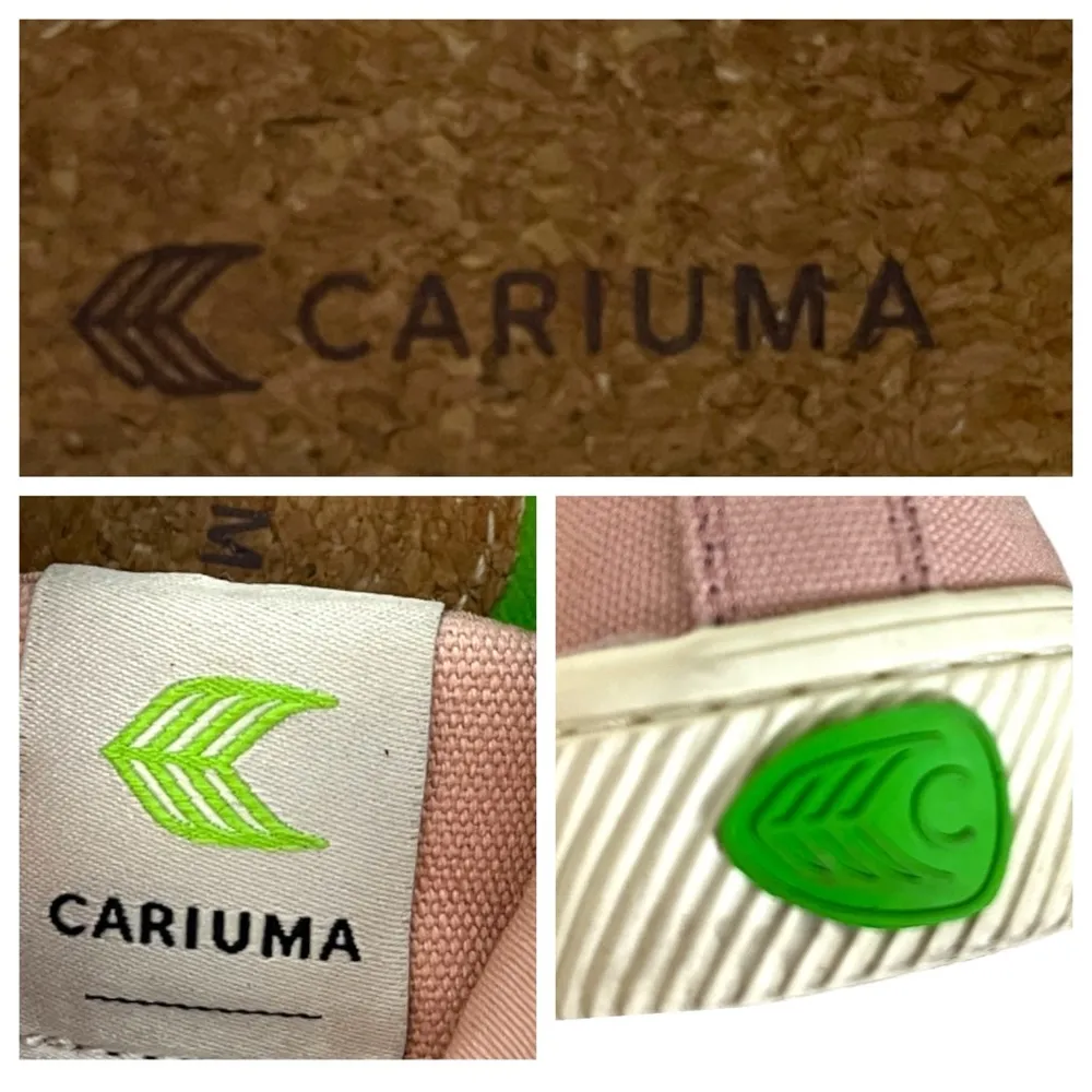 Cariuma Sneakers Canvas Ova Low Lace Up Sustainable Rose Pink Women’s Size 7.5M - Image 14