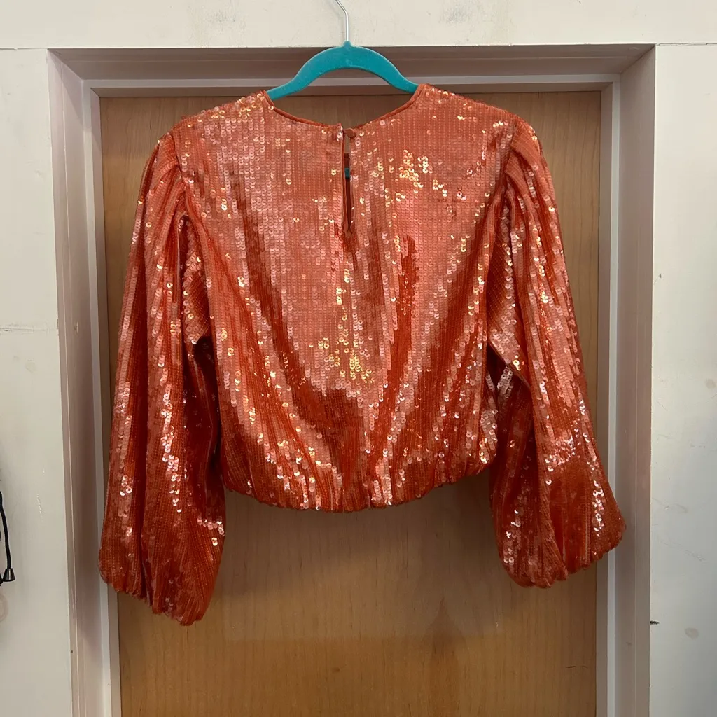 J Crew Two Piece Holiday Party Sequin Outfit - size S (top) and size 4 (skirt) - Image 5