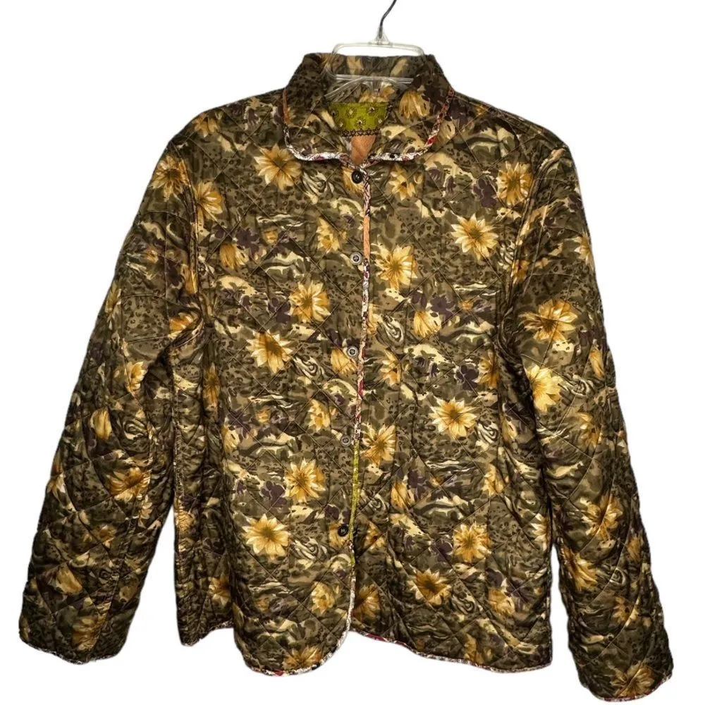 Vintage Quilted‎ Reversible Jacket Size M - Image 6