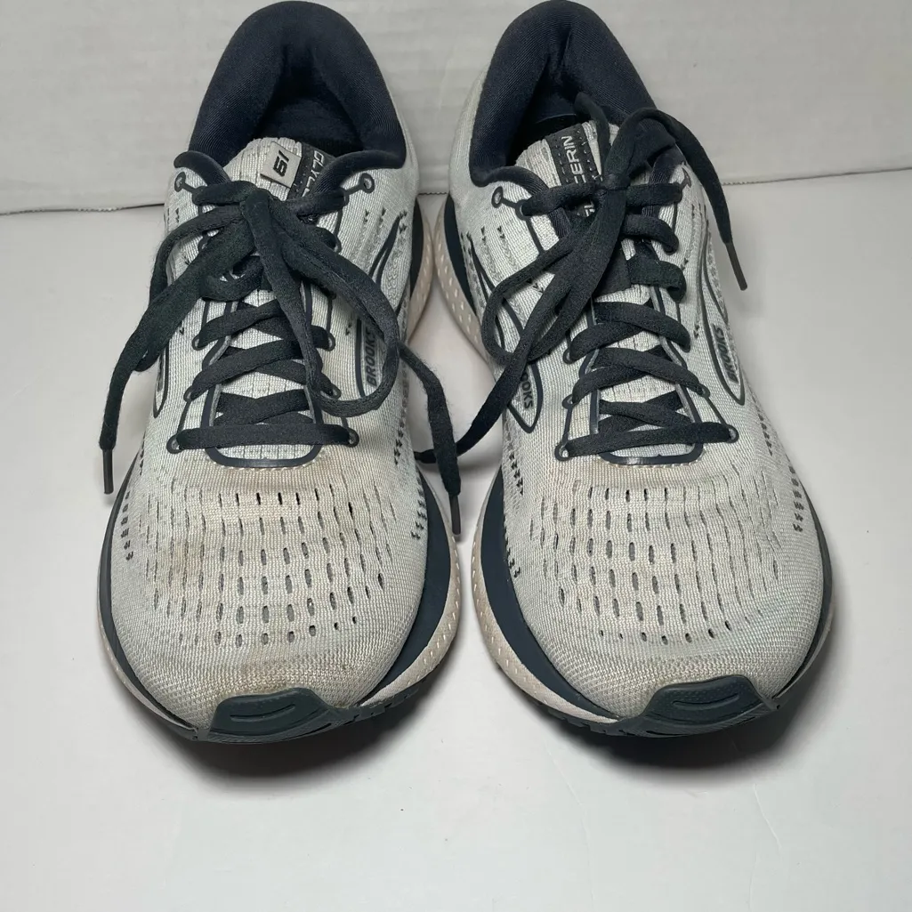 Brooks Glycerin 19 Running Shoes Womens 9.5 Neutral Gray White - Image 2