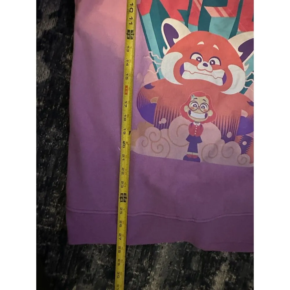 Pixar Turning Red RPG Pink Sweatshirt Size Medium~Mei Lee & Panda~NEW - Image 6