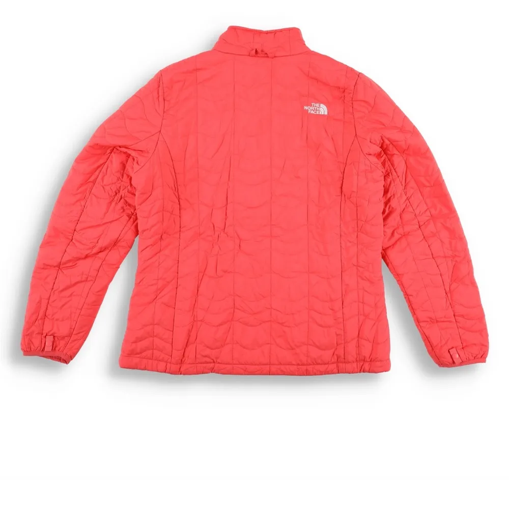 Women’s The North Face Bombay Puffed Quilted Jacket in pink/orange size S - Image 2