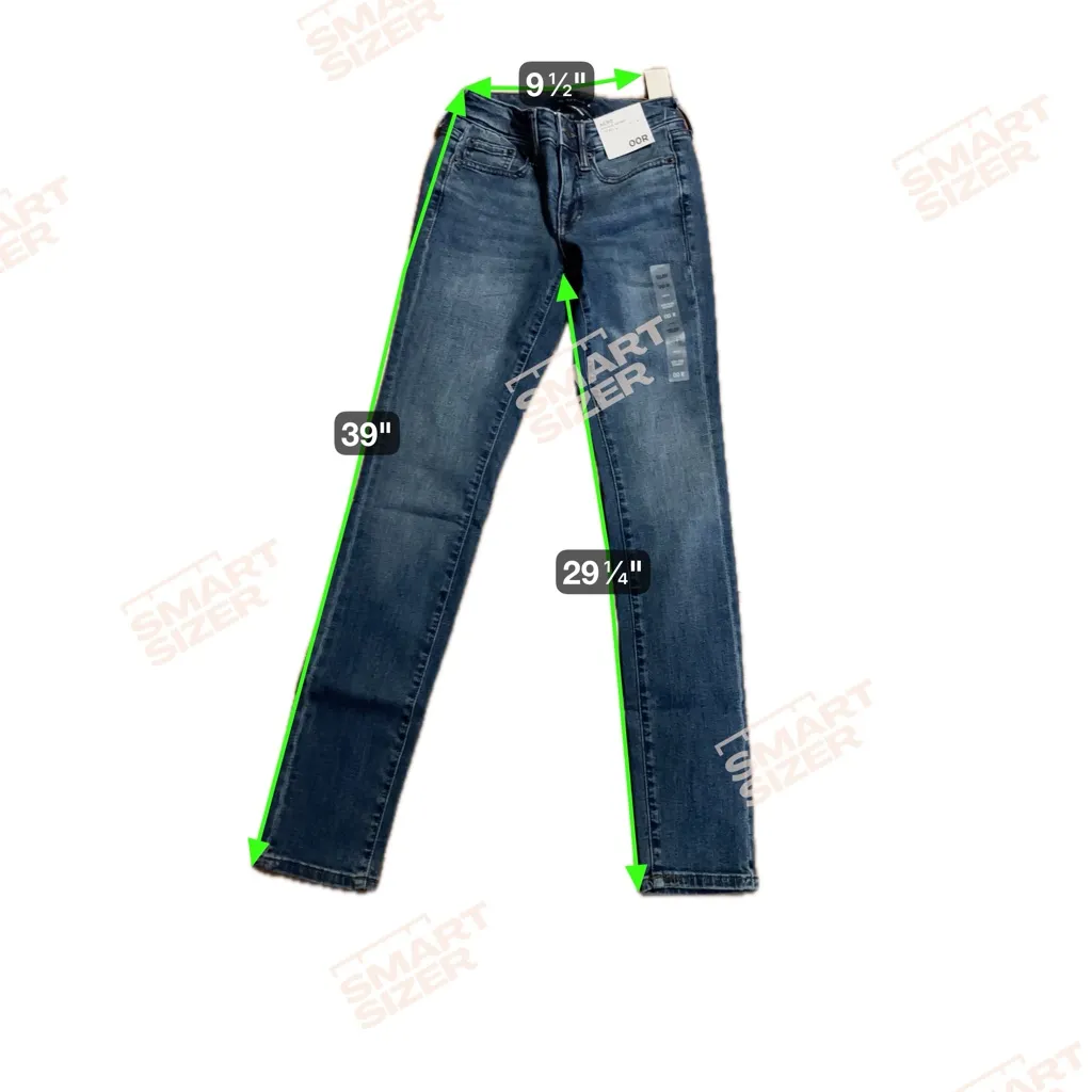 Aéropostale Aero Mid Rise Skinny Jeans Women’s Size 0 Regular Stretch Blue Denim - Image 4