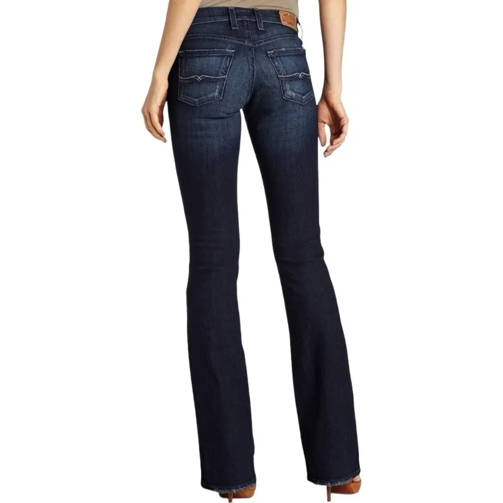 Lucky Brand Denim Size 8 29 Ol Rooftop Dark Blue Stark Sweet N Low Stretch Jeans - Image 3