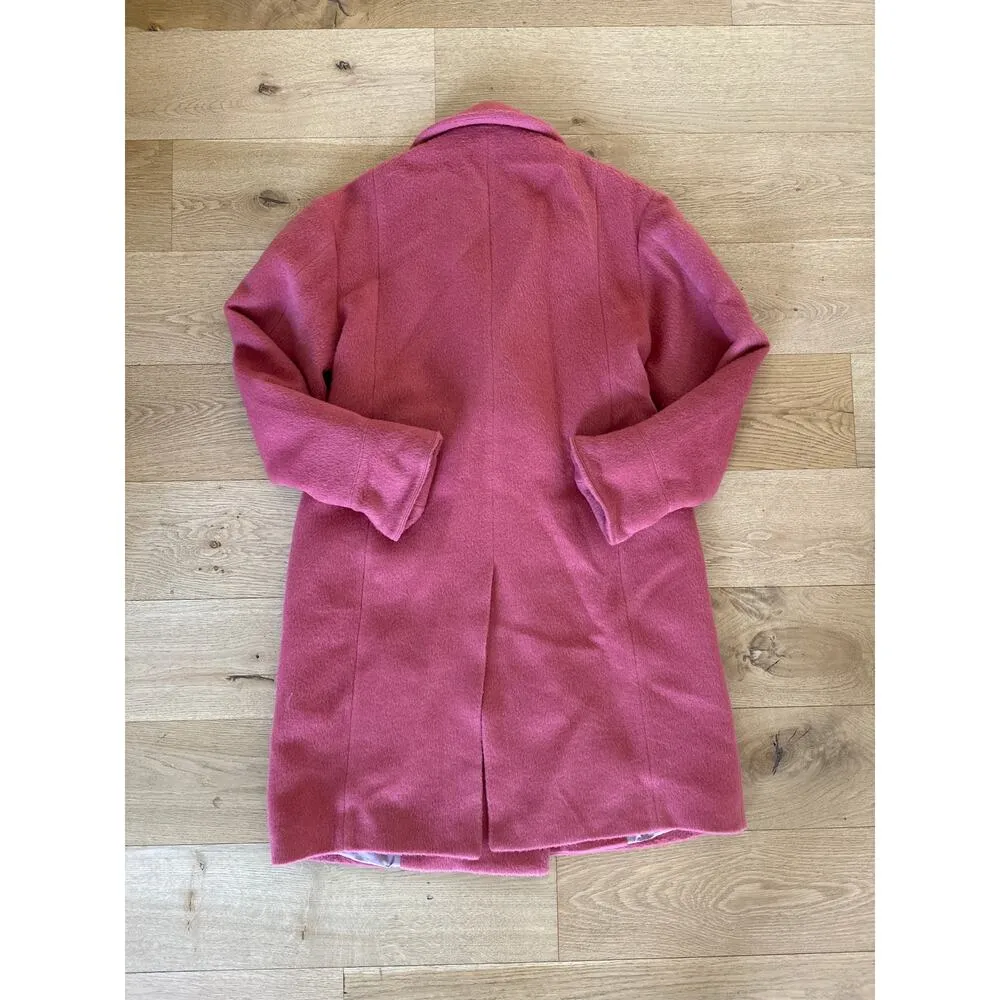Topshop - Oversized Tie Waist Trench Coat in Pink - Image 4