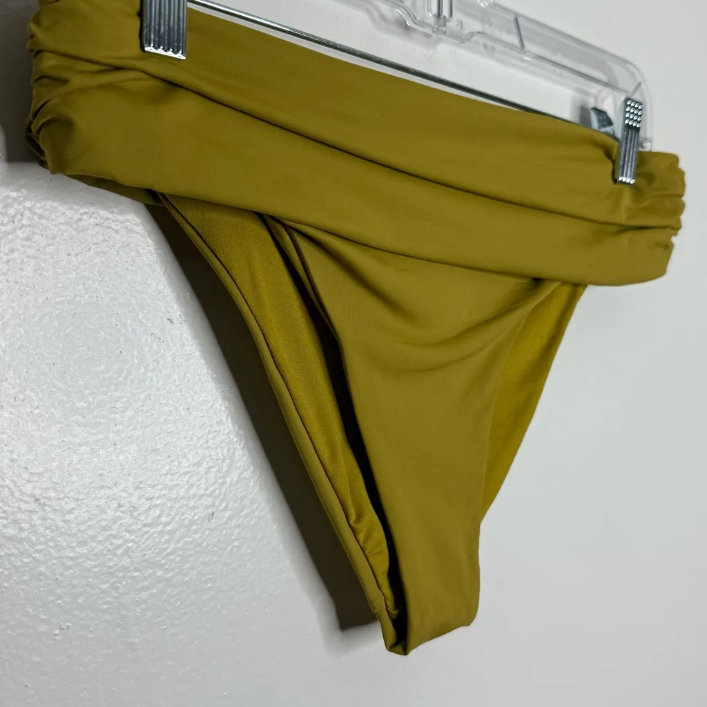 NWT Zara Green Bikini Bottom High‎ Rise Size Small - Image 4