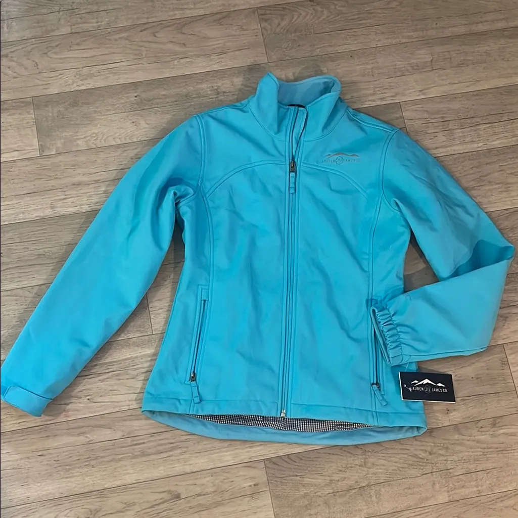 Lauren James NWT Women's Blue Softshell Jacket Bradford blue $135 READ - Image 2