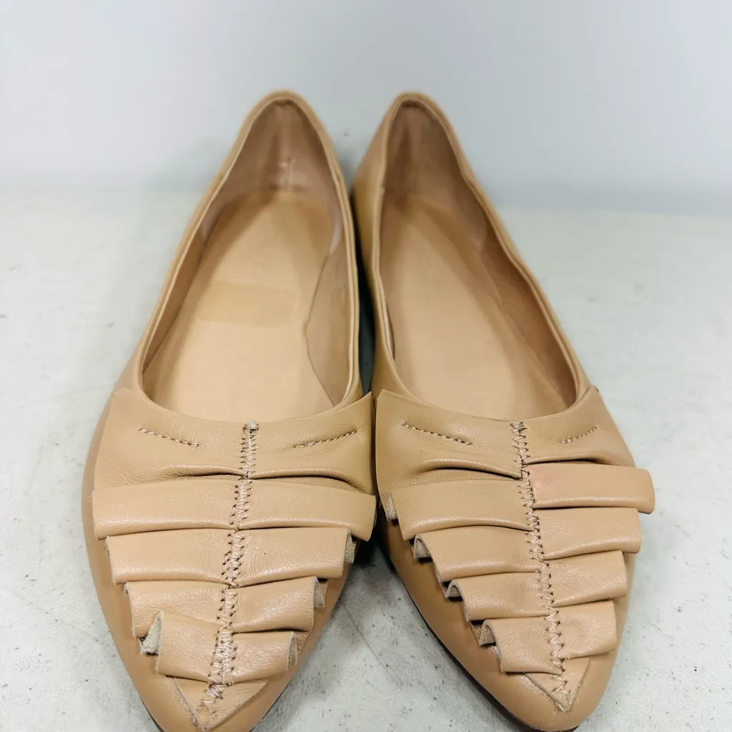 Chocolat Blu Women Shoes Gianni Pleated Flat Shoe size 8,5 - Image 3