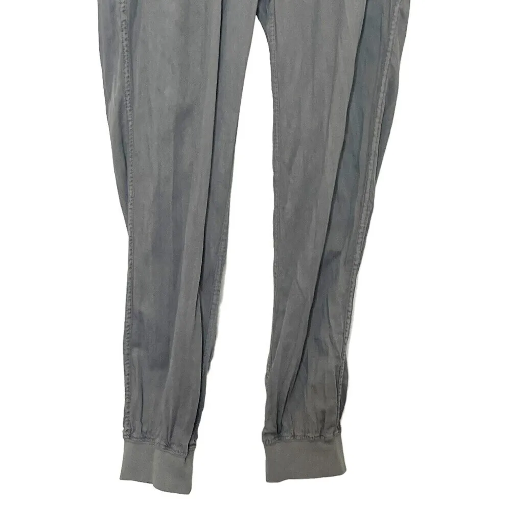 Faherty Arlie Day Jogger Pants Surplus Green Linen Cotton Women’s Size Small S - Image 4