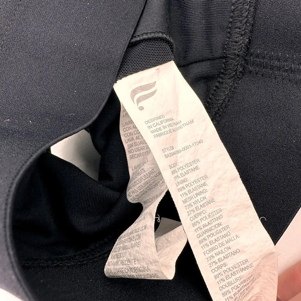 Fabletics Black All Day Eery Day Low Impact Sports Bra Size Medium - Image 5