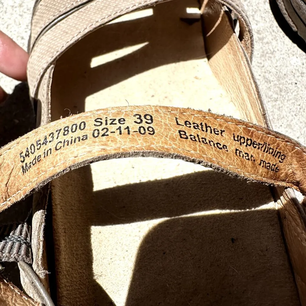 Dansko Kiera Mary Jane Shoes Buckle Ankle Strap Nubuck Leather Brown 39 8.5 - Image 6