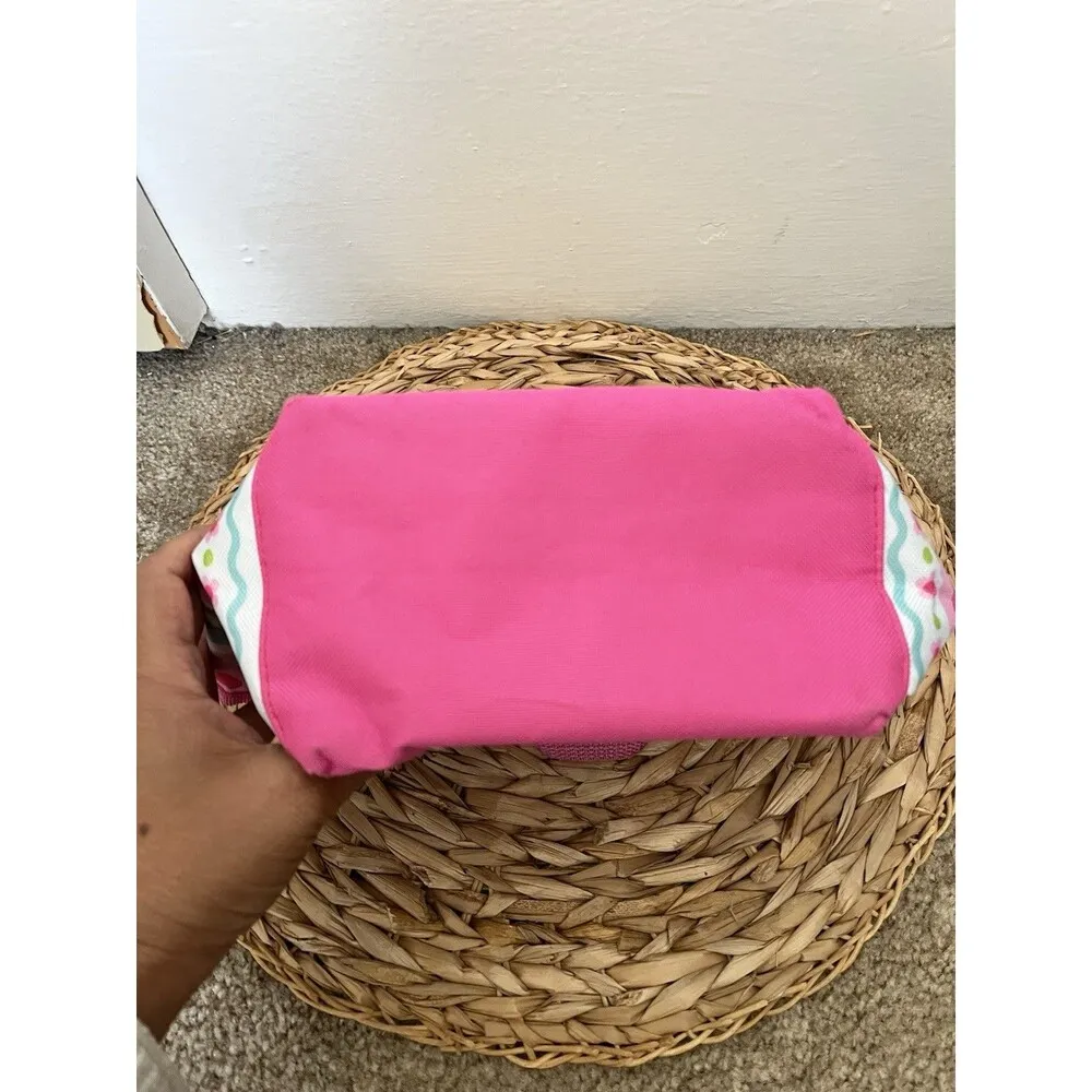 Melissa & Doug Pretty Petals Floral Gardening Tote Pink Blue Expandable Tote Bag - Image 6