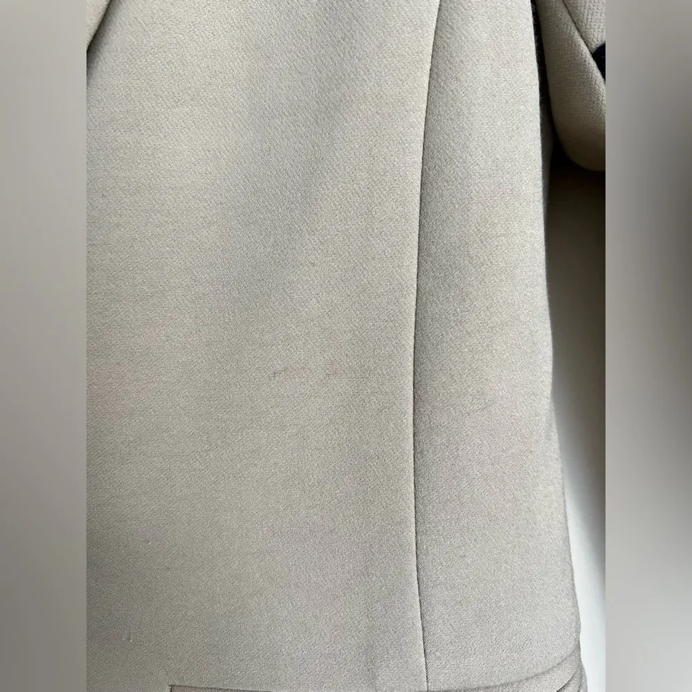 Bailey 44 women beige black stripe one button blazer 2 - Image 7