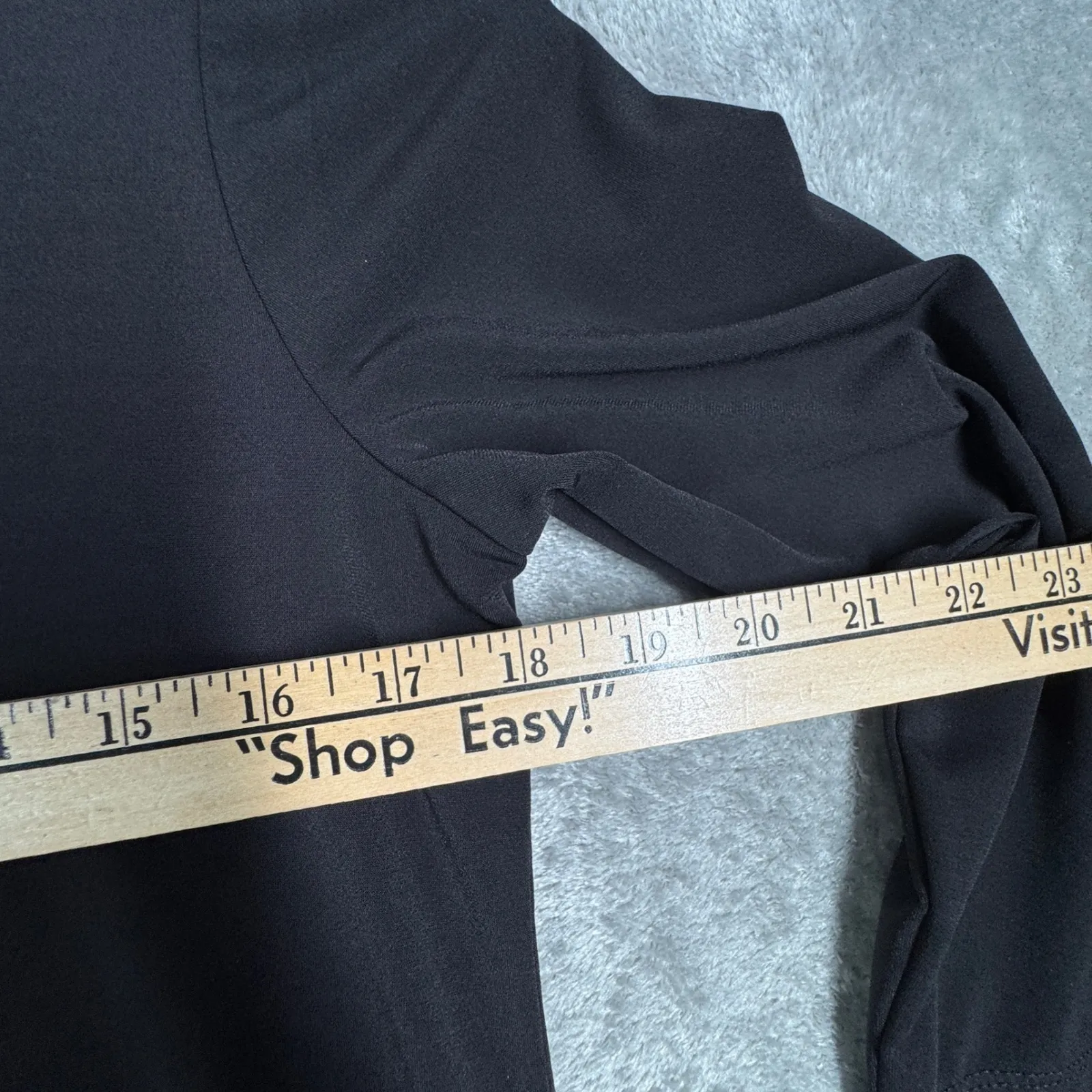 Susan Graver Shirt Women Button Back Statement Piece Neutral Animal Print Bow XS - Image 11