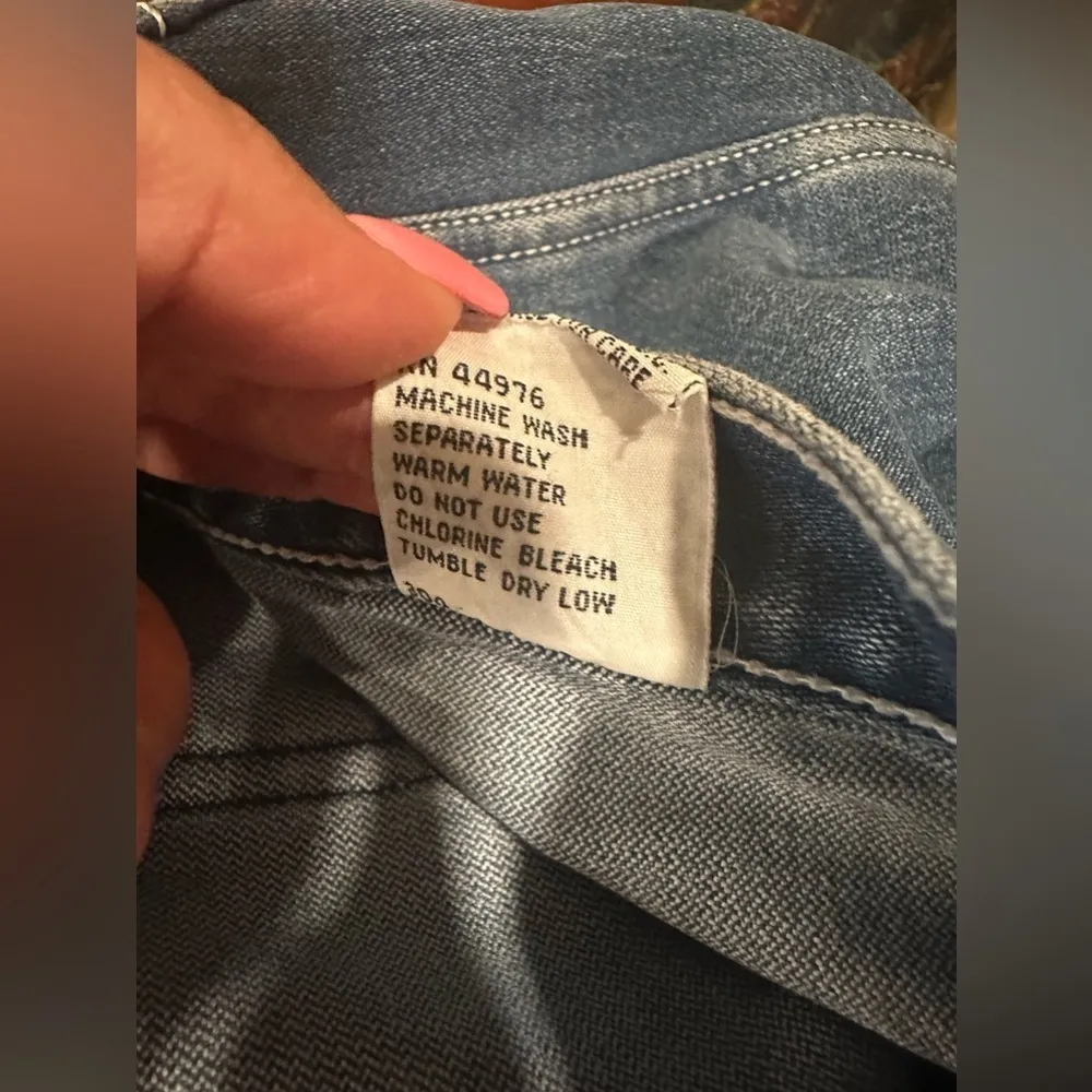 EUC GITANO VINTAGE strait leg jeans Blue Size 12 - Image 5