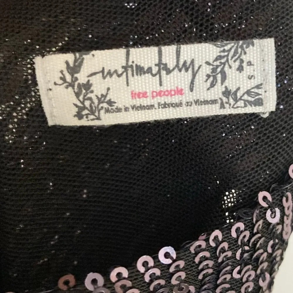 FREE People Gold Rush Sequin Mini Slip Dress in Night Combo - Image 9