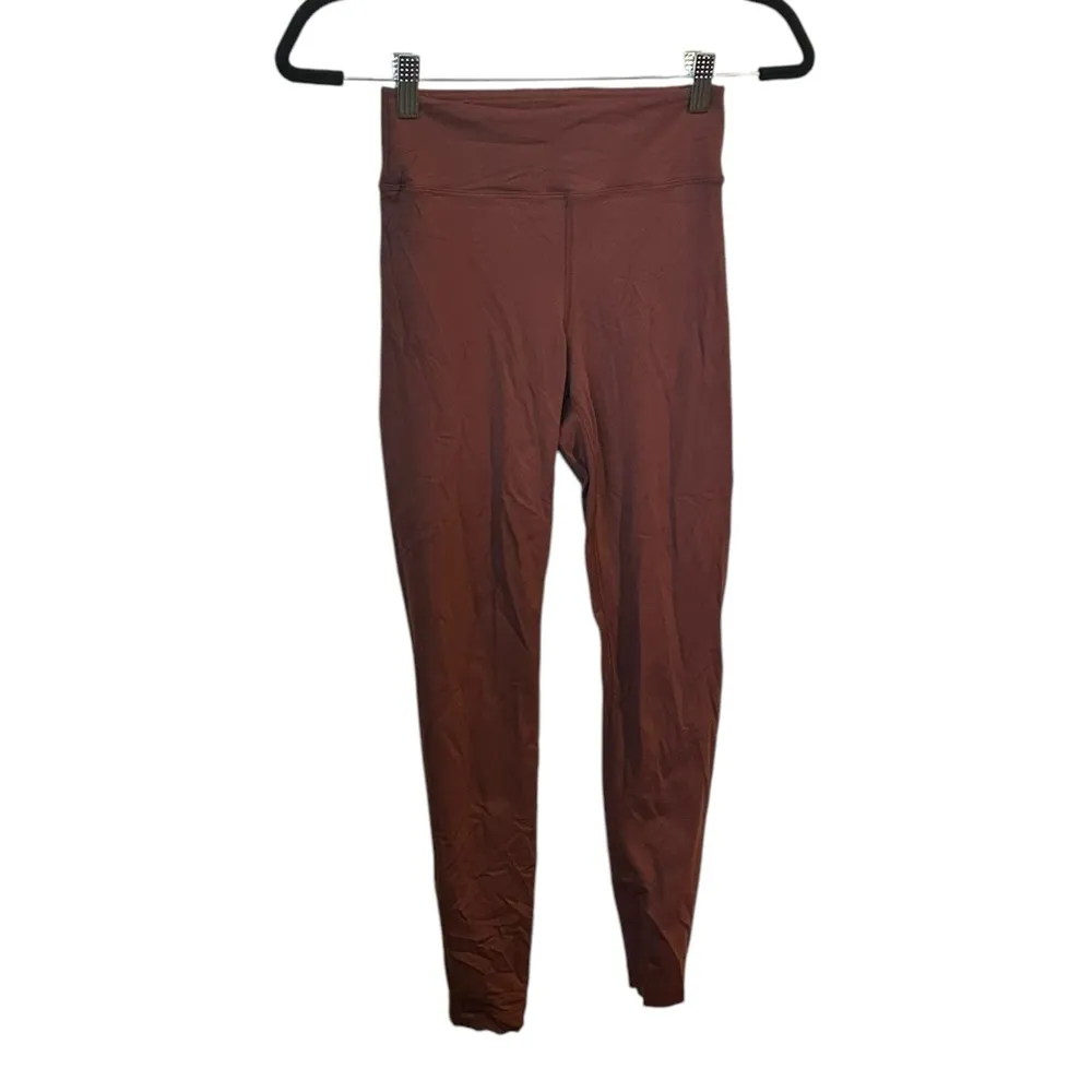 Koral Rust Colored Full Length Yoga Leggings Fitness Activewear Workout Gym. - Image 2