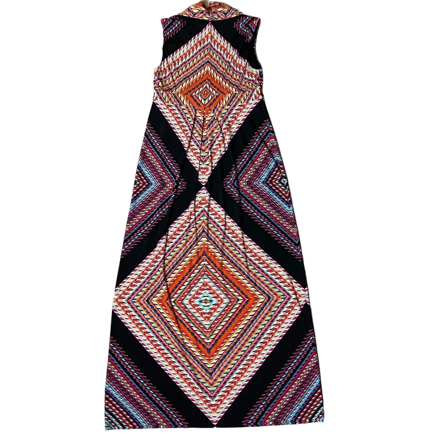 Chico’s Vibrant‎ Multicolored Stretchy V-Neckline US Size 4 (Chico's Size 0) - Image 2