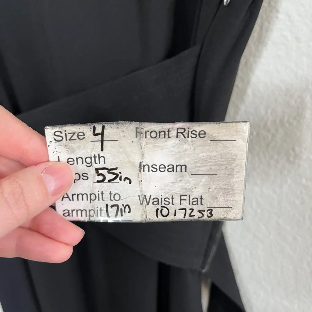 Reiss Womens Black Sleeveless Raya Belted Maxi Dress Size 4 - Image 14