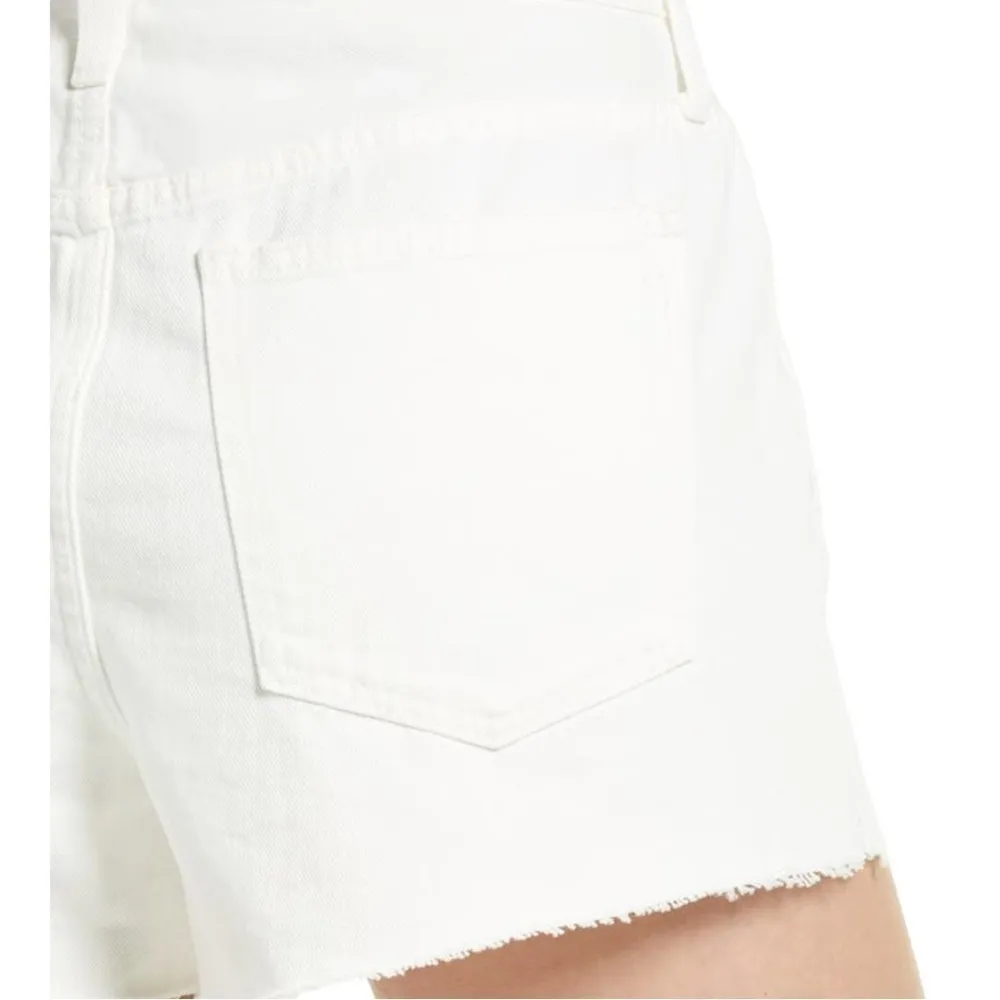 Madewell White Relaxed Denim Short Size 33 NWOT - Image 2