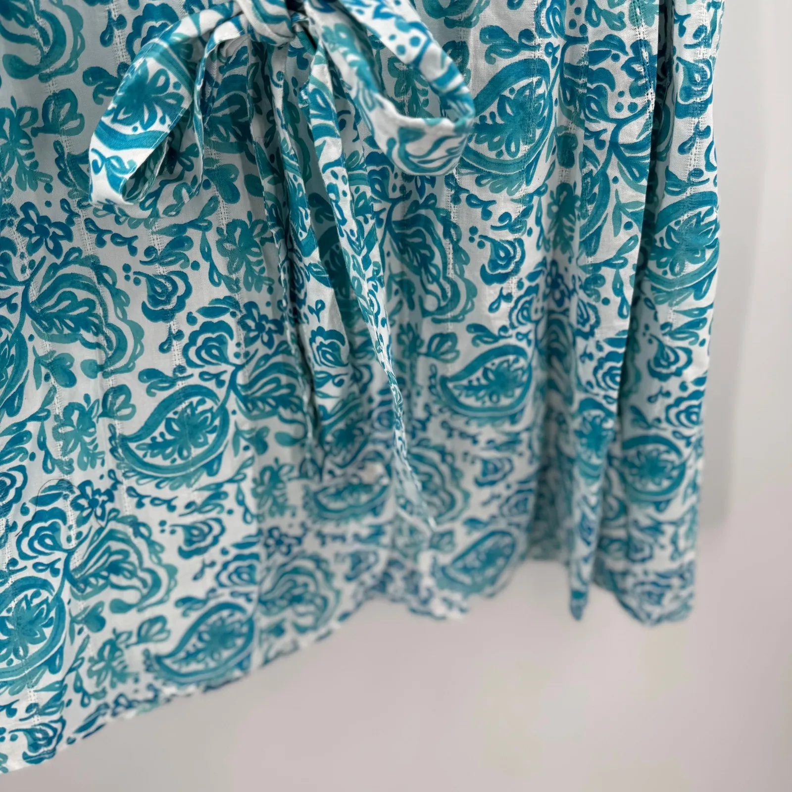 Lane Bryant Dress SZ 18 NWT Lena Surplice-Neck Flutter-Sleeve Paisley Plus Curvy - Image 9