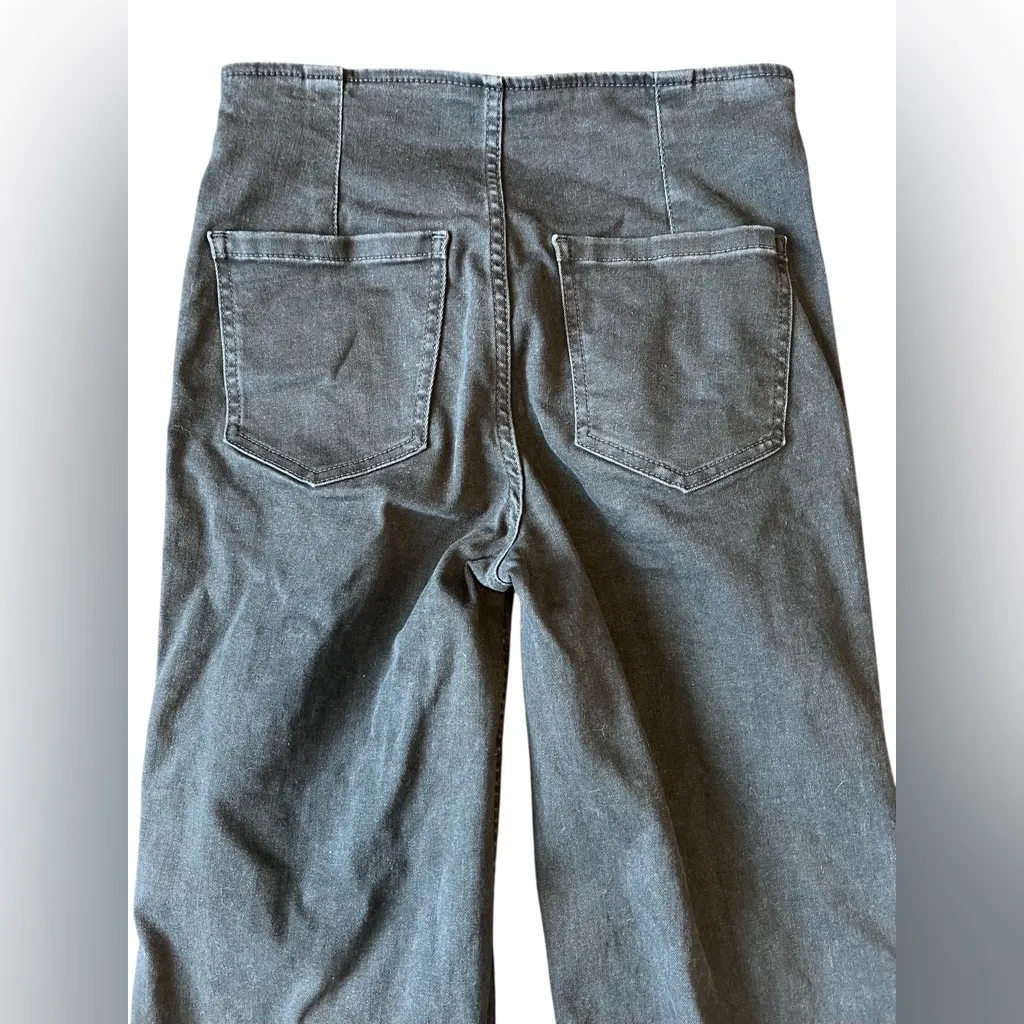 We The Free Women’s Low Rise Wide Leg‎ Black Jeans Size 26 - Image 4