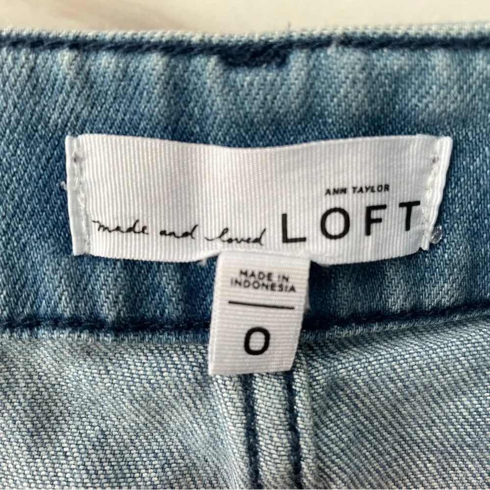 Ann Taylor Loft “ Little Blue” Denim Jean Skirt Size 0 - Image 5