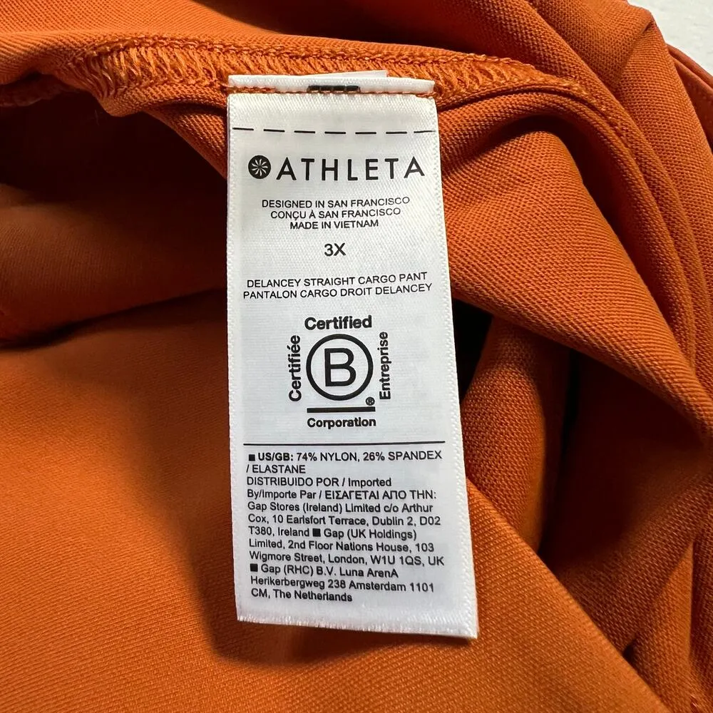 Athleta Delancey Straight Cargo Pant Size 3X NEW Athleisure Casual Colorful Work - Image 12