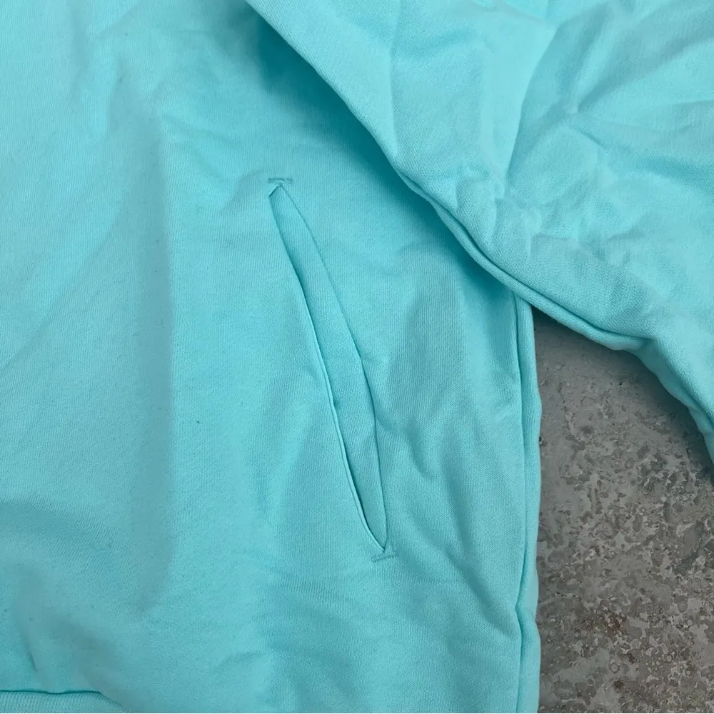 New PANGAIA 365 Heavyweight Unisex Hoodie , Light Turquoise Size M New w/Tag - Image 8