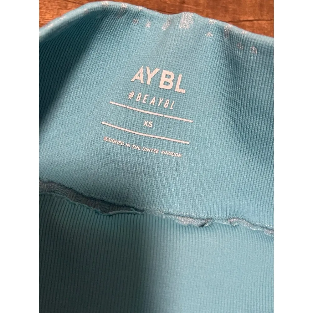 AYBL Evolve Speckle Seamless Leggings – Light Blue - Image 6