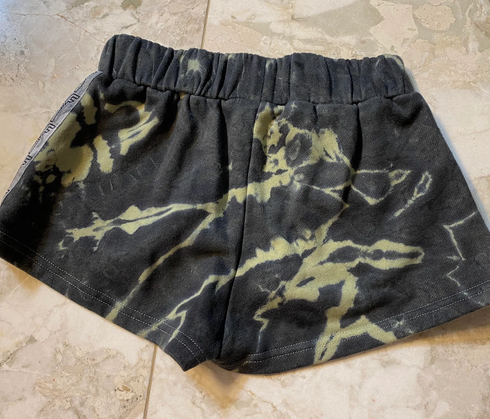 Tie Dye Lace Up Shorts - Image 3