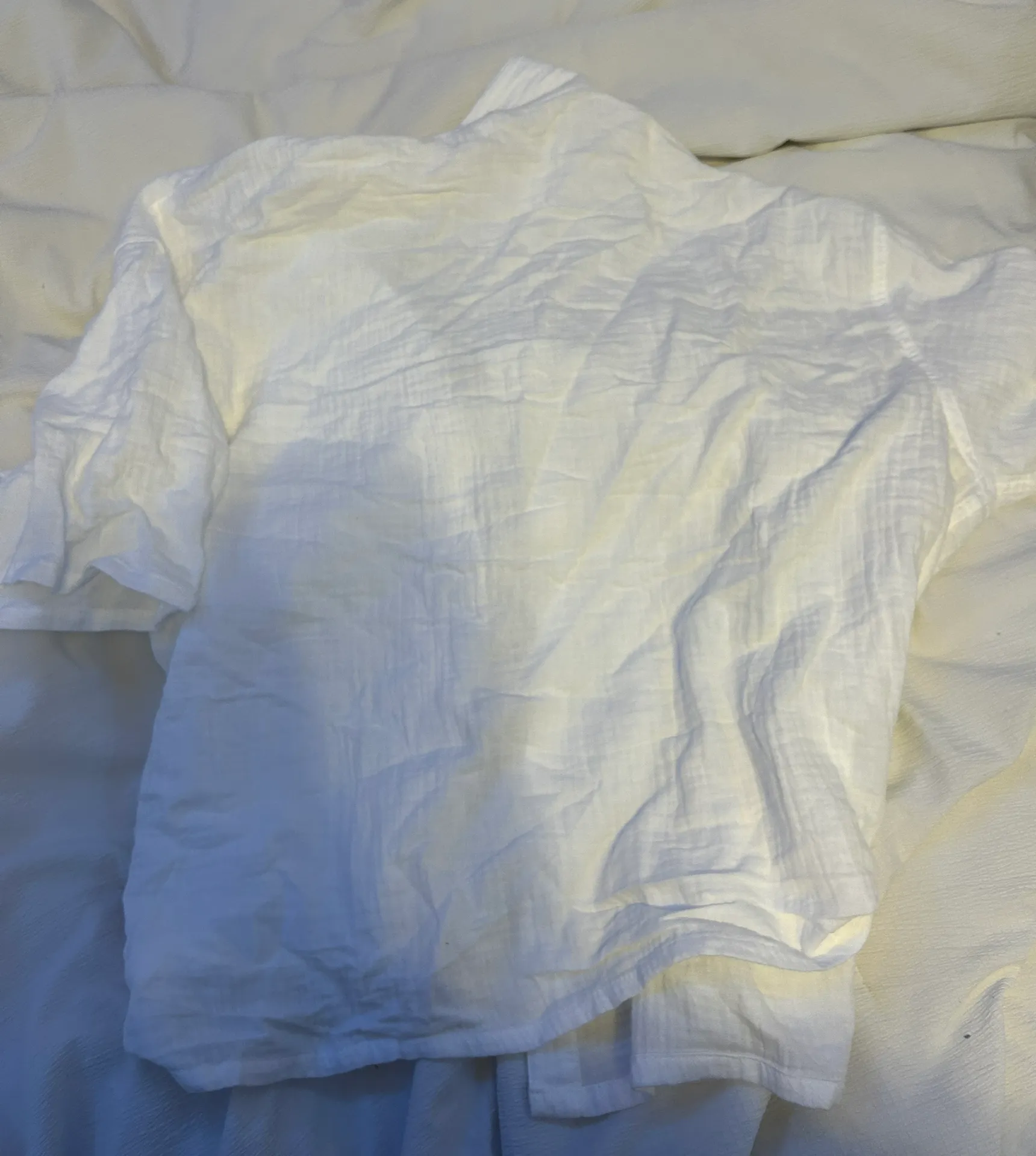 White Button Cover Up - Image 3