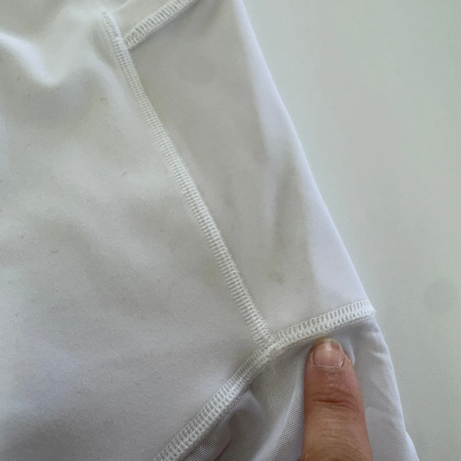 Lululemon Leggings Womens 4 White‎ Forget The Sweat Tight 25" Mesh - Image 13